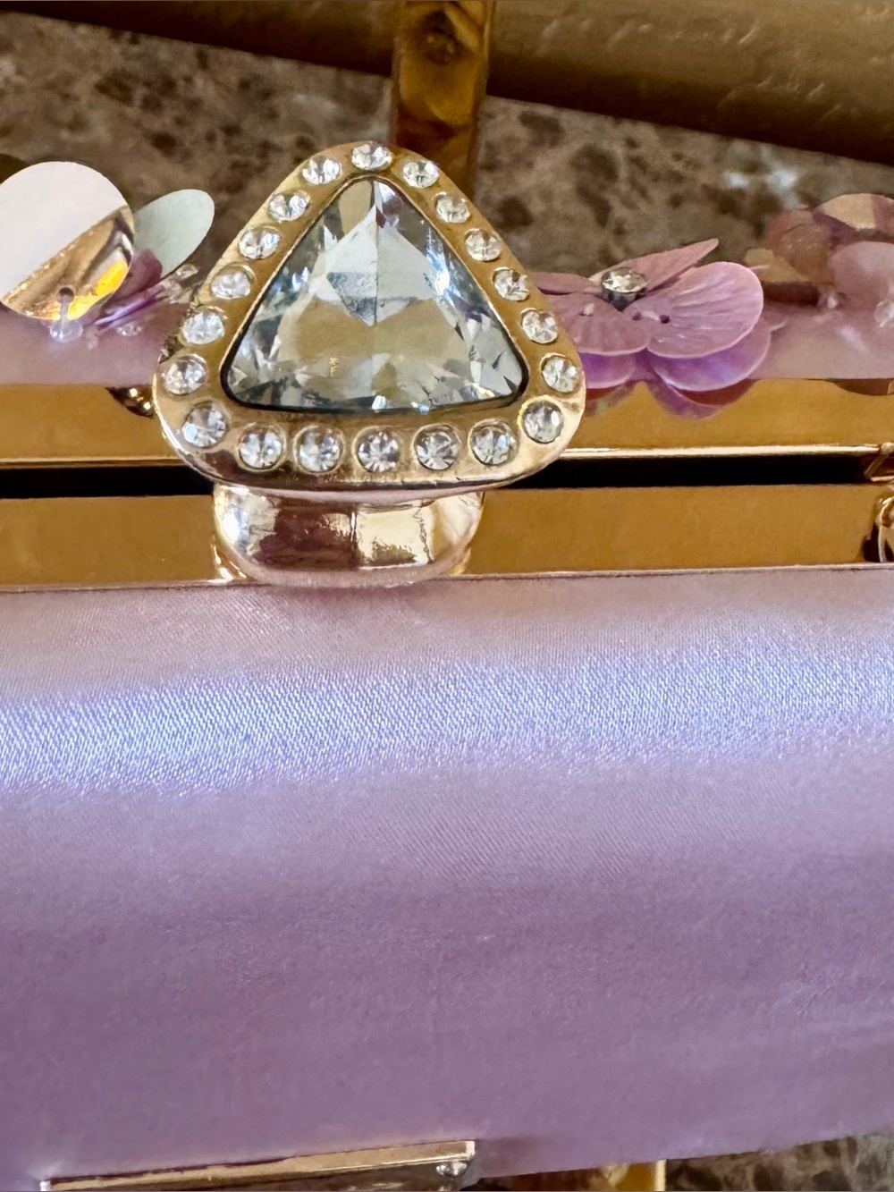 Choice of bebe Embellished Floral Clutch Bag - Pink or Black NWT - Picture 11 of 15